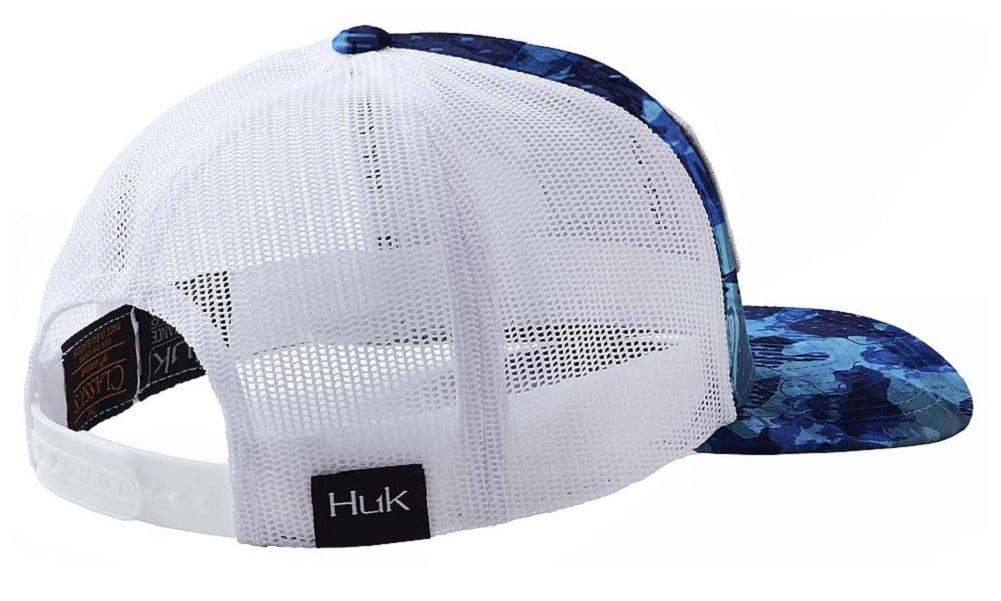 Huk Men's Snapback Huk'd Up Angler Refraction Mesh Adjustable Hat (San Sal,  1) 