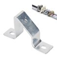 thumbnail image 1 of Rail Mounting U Bracket, Guide Rail Mounting U Bracket Electroplated Surface Standard Baffle Neat Edge  for Leakage Protector M4 Hole, 1 of 7