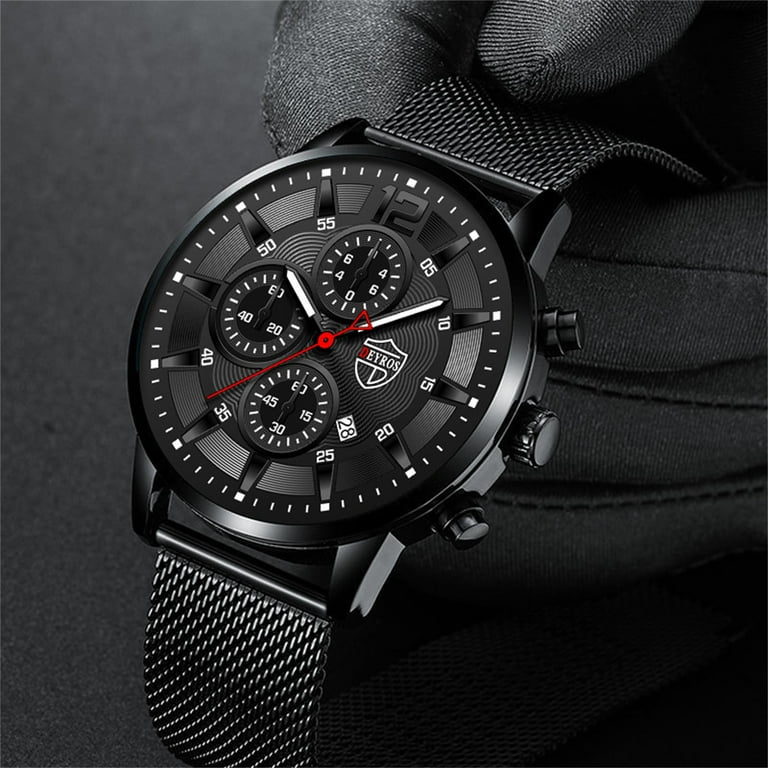 Watches for Nurses with Secondhand Watch for Women with Second Hand Mens Watches Casual Stainless Steel Analog Quartz Watch Men Wristwatch Clock Business Date Casual Watch Walmart