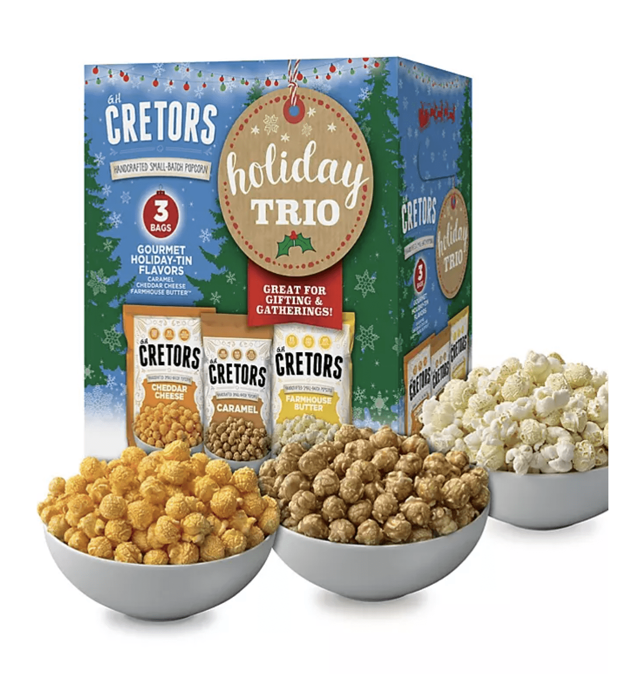 Cretors Holiday Trio Popcorn (19 oz.)