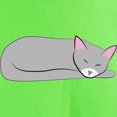 thumbnail image 3 of CafePress - Sleeping Cat Light T Shirt - Light T-Shirt - CP, 3 of 4