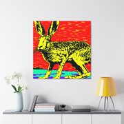 Jackrabbit Pop Art - Canvas