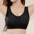 thumbnail image 3 of Aezemi Plus Size Women Thick Strap Bras Push up No Underwire Supportive Full Coverage Bra, Wireless Comfy Seamless Lightweight Pullover Back Smoothing Bralette M, 3 of 7