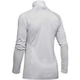 thumbnail image 6 of Under Armour Women's Tech Twist 1/2 Zip Long Sleeve Pullover Shirt (Light Grey/Silver, XS), 6 of 7