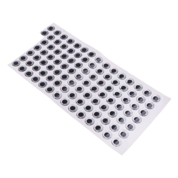 Pegatinas holográficas 3d Sunnimix Ojos del señuelo de la pesca 12 mm Plata