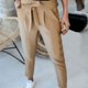 thumbnail image 2 of Pantalones deportivos Gibobby Pantalones de alto punto Caqui S, 2 of 5