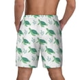 thumbnail image 4 of Haiem Turtle Mens Swim Trunks with Compression Liner 2 in 1 Swimming Shorts Stretch Swimwear Quick Dry,Board Shorts-XX-Large, 4 of 9