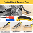 thumbnail image 7 of 3Pcs Nail Pullers Tack Lifter 3mm V/U Tip Nail Staple Rivet Tack Puller Upholstery Staple Remover Screwdriver Tool, 7 of 7