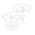 thumbnail image 3 of OULII 2Set Cone Holder Display Stand Acrylic Square Storage for Restaurants, 3 of 7