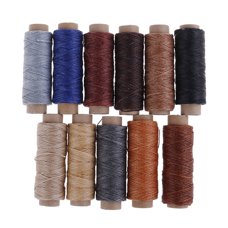 Heavy Duty Leather Sewing Waxed Thread Wax Cord String Hand Stitching Craft 150D