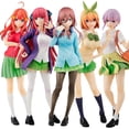 thumbnail image 1 of Figura de acción de la novia de 18cm, figura de Anime de Nakano Ichika Nakano Nino Nakano Miku Nakano Yotsuba Nakano Itsuki, PVC Gong Bohan LED, 1 of 1