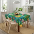 thumbnail image 5 of Pineapple Tablecloths Polyester Table Cloth for Kitchen Dinning Table Washable Tropical Table Cover for Parties Wedding Picnic, 5 of 6