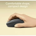thumbnail image 3 of Logitech M196 Bluetooth Wireless Mouse, Compact and Portable Mouse for Laptops, Tablets and More, 12-Month Battery, Graphite, 3 of 7