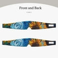 thumbnail image 2 of Kdxio Scarfs for Women Lightweight Print Starry Night Sunflower Field Pattern Scarf Shawl Fashion Scarves Sunscreen Shawls, 2 of 7