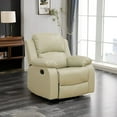 thumbnail image 2 of JESTOP Manual Recliner Chair, Overstuffed Faux Leather or Upholstered Single Sofa for Living Room Bedroom, 2 of 6