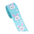 thumbnail image 2 of Gumesh Easter Carrot Egg and Bunny Patterned Ribbon, 1.5 Inch x 15Ft Grosgrain Craft Ribbon for Gift Wrapping, DIY Bows, Bouquet Wrapping, Wreath Decoration, 2 of 6