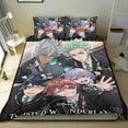 thumbnail image 1 of Wonderland Retorcido Conjunto de sábanas temático, trío de piezas, cómodo y amigable con la piel, diseño único, regalo de decoración para el hogar para familiares, amigos y fans,135cm *200cm, 1 of 6