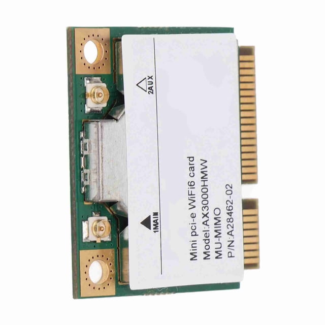 Tarjeta De Red, Gran Compatibilidad 802.11ax/ac 2.4G 5Ghz Mini Tarjeta De Red PCIE 3000Mbps Inalámbrica Para Oficina