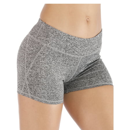 Women High Waist Butt Lift Yoga Shorts Slim Fitness Sports Summer Pants Gym Tummy Control Workout Running Quick (Best Tummy Control Yoga Pants)