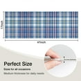 thumbnail image 5 of Blue White and Yellow Checkered Pattern Kitchen Rug Mat,Kitchen Runner Rugs Non Skid Washable,Decorative Kitchen Floor Mats for Kitchen,Sink,Laundry,17"X47", 5 of 5