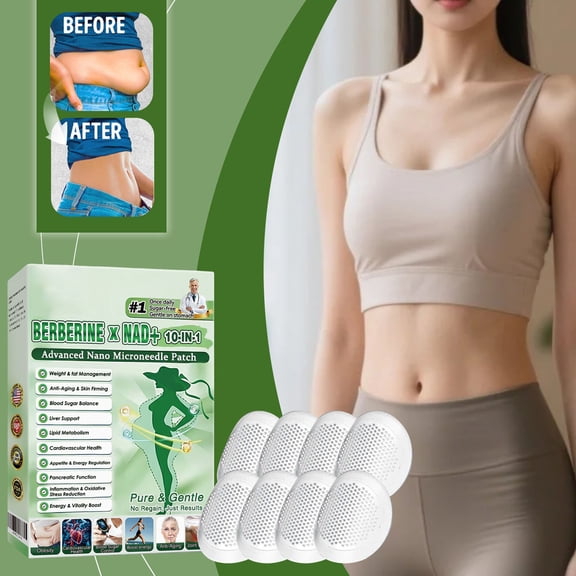 2026 New Nano Mikron 10-In-1 Patch, Advanced Herbal Skin Patch for Women & Men, Gentle Non-Irritating Design and All Skin (7PCS)