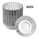 thumbnail image 1 of Small Pie Pans - Chrysanthemum Cups For Baking Oven (50pcs) - Reusable Aluminium Pudding Crust Moulds, 1 of 5