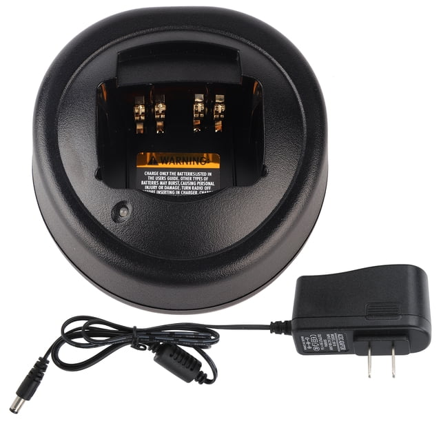 Base de carga para cargador de batería de Radio de 2 vías para Motorola 500 2000 GP328/388 HT750/1250 PTX760 enchufe estadounidense de 100-240V
