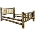 thumbnail image 5 of King Bed - Old World Moose Design - Log Bed - Durable Heirloom Quality - 94x80x47 in, 5 of 5