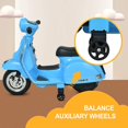 thumbnail image 4 of UENJOY PX150 Mini 6V Kids Ride on Electric Motorcycle Vespa Battery Powered Motor Bike For Ages 2-4 Bleu, 4 of 5