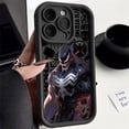 thumbnail image 4 of Marvel funda de teléfono de silicona líquida para Apple, carcasa trasera de parachoques, Iron Man, Spiderman Art, 11, 12, 13, 14, 15 Pro Max, 16 Plus, 4 of 5