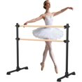 thumbnail image 1 of 4Ft Ballet Barre, Freestanding Heavy Duty Ballet Bar, Adjustable Height Dance Bar, Heavy Duty Dance Bar Support for Barre Workouts, Stretching, Pull-ups for Home Workout and Gym, 1 of 8