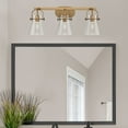 thumbnail image 4 of Innovations Lighting - Pilaster II Cone - 3 Light Bath Vanity In Industrial, 4 of 4