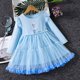 thumbnail image 1 of Vestidos de princesa para niñas con mangas voladoras Ropa para niños Frozen Elsa Vestidos de fiesta para bebés Niños Rh Vestido de verano zhangmengya unisex, 1 of 2