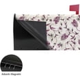 thumbnail image 4 of Coolnut Magnetic Mailbox Cover, Geometrical Flowers Pattern Design Post Mail Box Cover Mail Wraps Cover, Standard Size 20.7" L x 18" W, 4 of 5