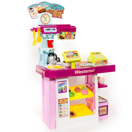 Ihubdeal Fast Food Musical Play Kitchen Set Pretend Toy For Ihubdeal Fast Food Musical Play Kitchen Set Pretend Toy For Kids With Tools