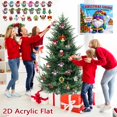 thumbnail image 3 of Countdown Set 2025 2D/3D Ornament Advent Calendar with 12 Flat Featuring Lifelike Graphics and Unique Greetings, 3 of 6