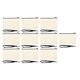 thumbnail image 1 of 10PCS Canvas Cosmetic Bag with Black Lanyard Portable Multipurpose Blank DIY Craft Bag for Travel Makeup Bag White, 1 of 4
