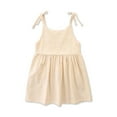 thumbnail image 5 of Toddler Kid Baby Girls Summer Sling Dress Cute Solid Color Casual Dress Swim Dress Girls Dresses Summer 2024, 5 of 9