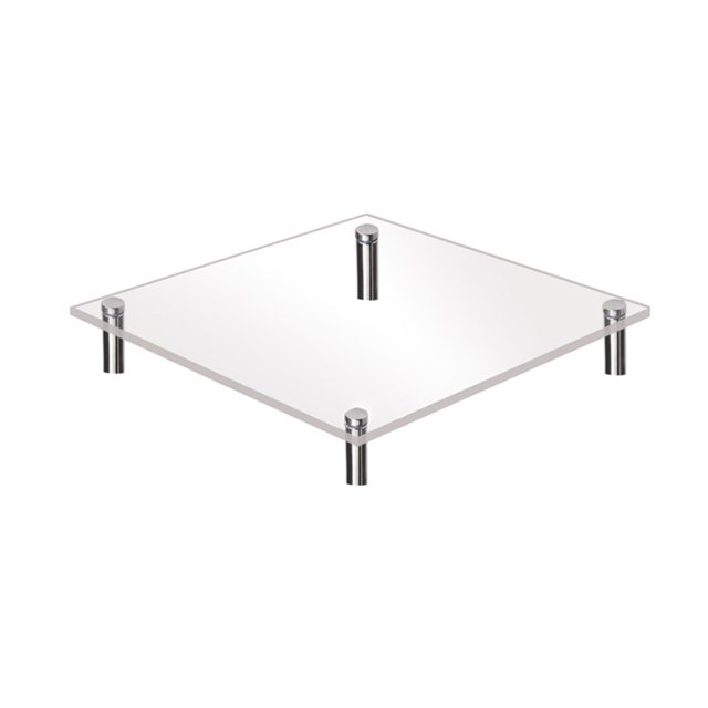 LCXmlly Money Pouch Card Acrylic Cake Stand Set Transparent High Load Bearing Easy Installation Food Grade Display