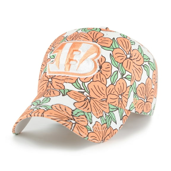Women's '47 White Cincinnati Bengals Florentina Clean Up Adjustable Hat