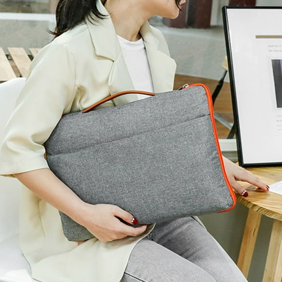 Mecorevxz Laptop Bag 14 Inch Laptop Bag Slim Portable Monitor Protective Cover with Front Pocket and Handke Laptop Sleeve Protective Case for 14" Computer,Gray