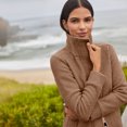 thumbnail image 5 of Lands' End Women's Plus Size Boucle Fleece Coat, 5 of 6