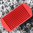 thumbnail image 5 of Tao Tao Silicone Mini Ice Cube Trays 1 Pack, Small Ice Cube Molds Easy Release Crushed Ice Cube for Chilling Whiskey Cocktail, BPA Free Flexible Stackable Durable Storage Containers Red, 5 of 5