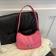 thumbnail image 1 of Bolsos de mano Hobo para mujer, bolsos de moda ligeros, bolso de mano sólido (rojo rosa) Ndcxsfigh Para Estrenar, 1 of 6