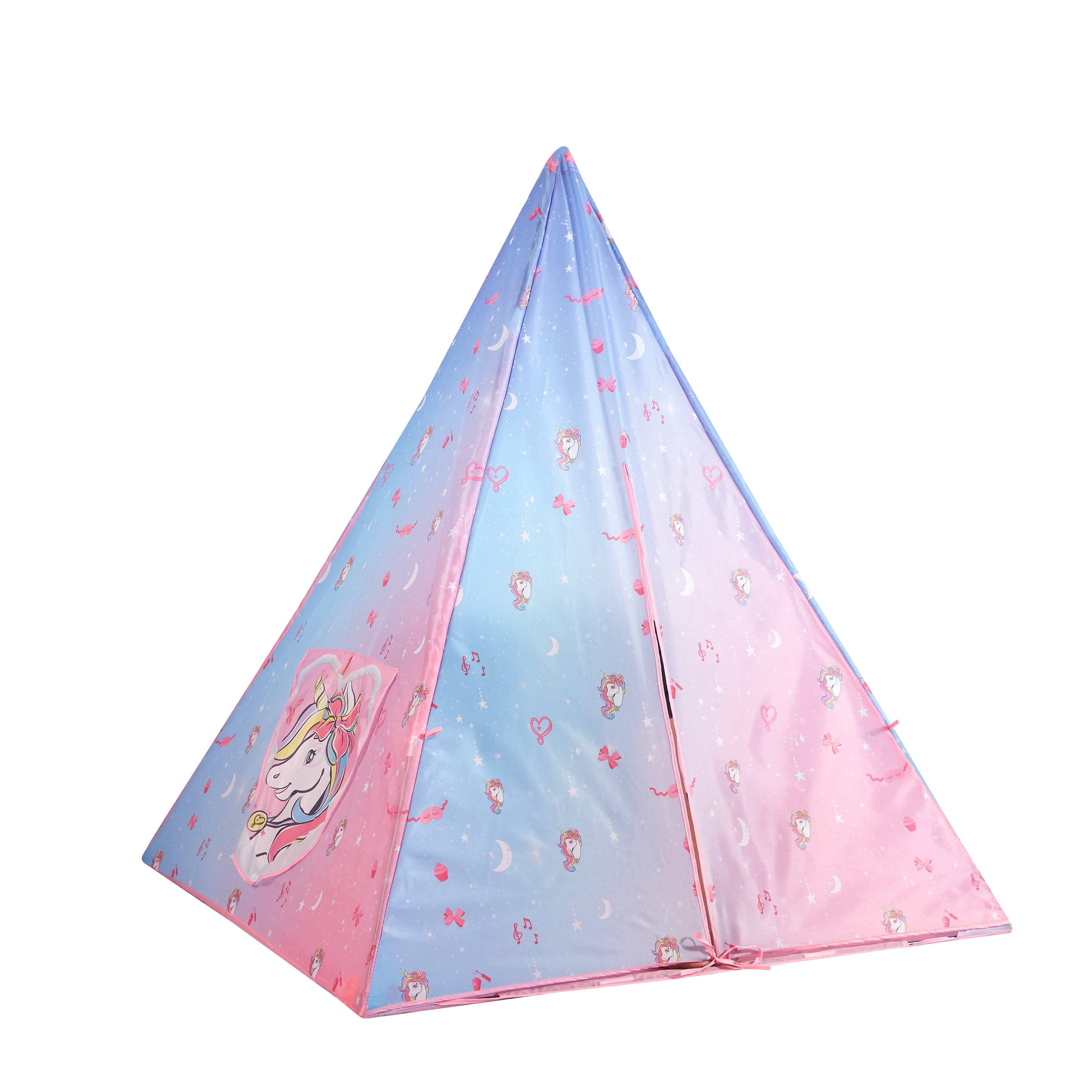 Jojo Siwa 4 Piece Set with Tent, Slumber Bag, Pillow & String Lights - image 2 of 7