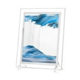 thumbnail image 2 of Usmixi Mouvement Sable Image d'Art Verre Rond 7inch Sablier Naturel Écoulement Sable Image Mouvement Grain Sablier 25ml, 2 of 3