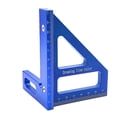 thumbnail image 2 of 45 90 Degree Woodworking Square Protractor, Versatile Tool, Sturdy Aluminum Alloy, Anodized Design, Thickened Design, for Woodworking and Layout Projects, 2 of 7
