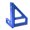 Blue, variant on Xirurus Red Woodworking Square Protractor 45 90 Degree Miter Triangular Ruler Scriber Layout Measuring Tool for Engineer Carpenter, 4.72 inches / 12 cm