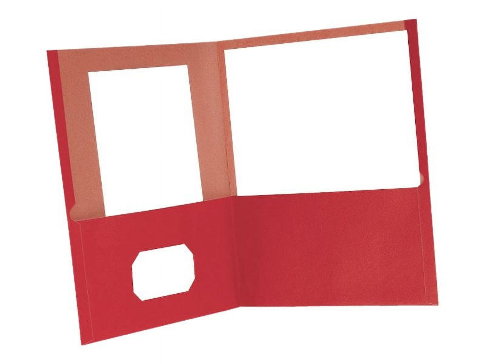 Esselte Oxford 2-Pocket Portfolio Folder Red 10/Pack (00573) 479457