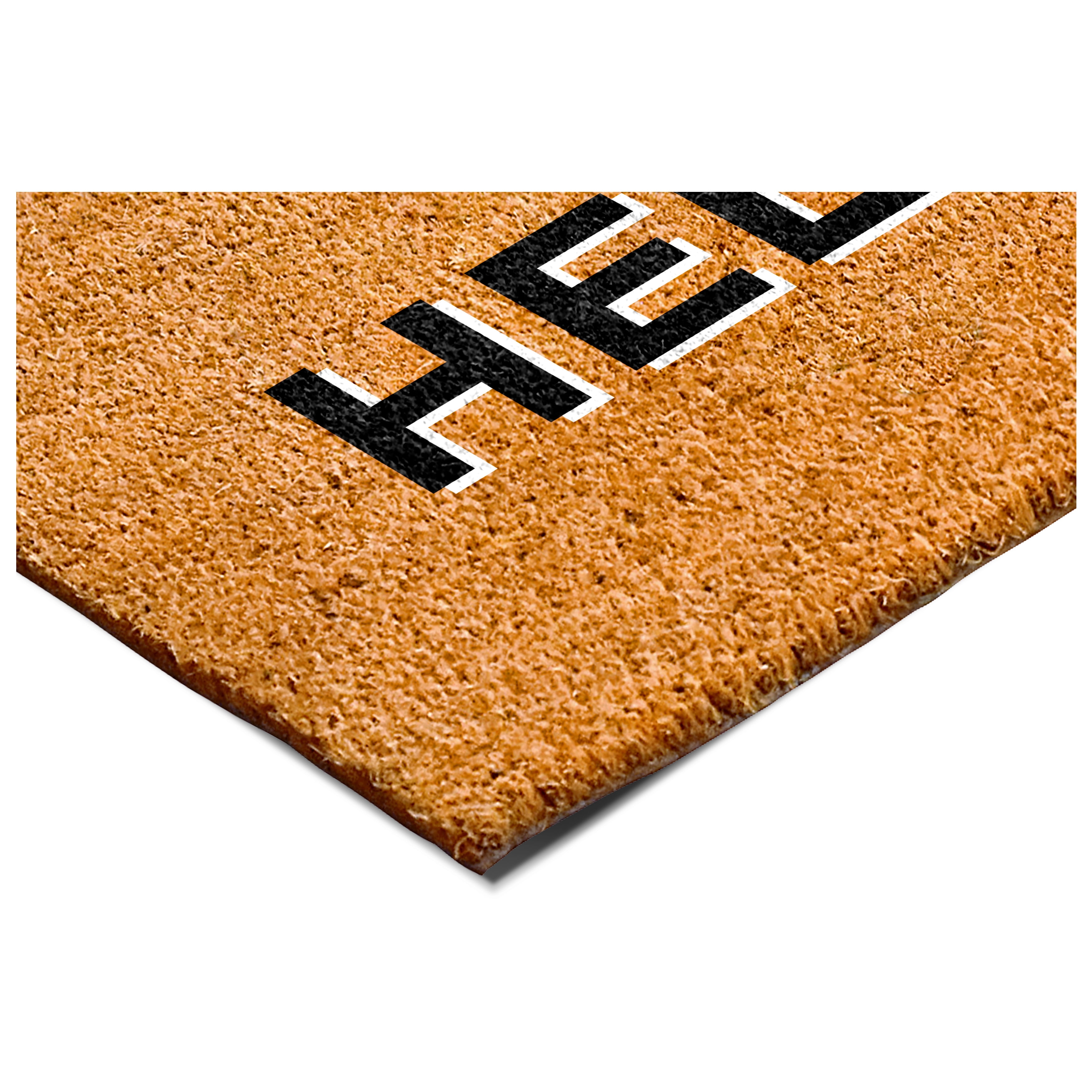 Calloway Mills 112051729 Retro Block Hello Doormat 17" x 29"